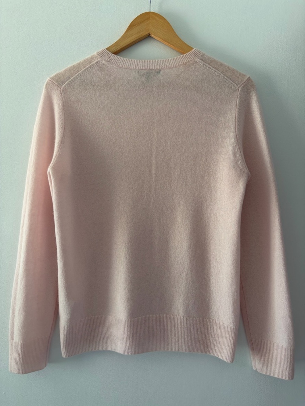Quince Women's Crew Neck Sweater in Light Pink - Picture 9 of 10